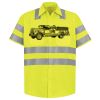 Men's High Visibility Safety Short Sleeve Work Shirt Thumbnail