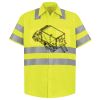 Men's High Visibility Safety Short Sleeve Work Shirt Thumbnail