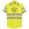 Men's High Visibility Safety Short Sleeve Work Shirt Thumbnail
