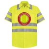 Men's High Visibility Safety Short Sleeve Work Shirt Thumbnail