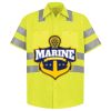 Men's High Visibility Safety Short Sleeve Work Shirt Thumbnail