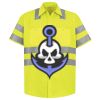 Men's High Visibility Safety Short Sleeve Work Shirt Thumbnail