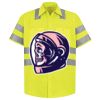 Men's High Visibility Safety Short Sleeve Work Shirt Thumbnail