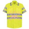 Men's High Visibility Safety Short Sleeve Work Shirt Thumbnail