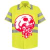 Men's High Visibility Safety Short Sleeve Work Shirt Thumbnail