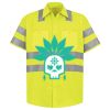 Men's High Visibility Safety Short Sleeve Work Shirt Thumbnail