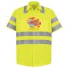Men's High Visibility Safety Short Sleeve Work Shirt Thumbnail