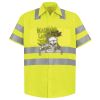 Men's High Visibility Safety Short Sleeve Work Shirt Thumbnail