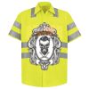 Men's High Visibility Safety Short Sleeve Work Shirt Thumbnail