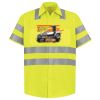 Men's High Visibility Safety Short Sleeve Work Shirt Thumbnail