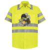 Men's High Visibility Safety Short Sleeve Work Shirt Thumbnail