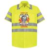 Men's High Visibility Safety Short Sleeve Work Shirt Thumbnail