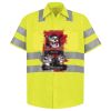 Men's High Visibility Safety Short Sleeve Work Shirt Thumbnail
