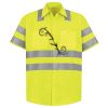 Men's High Visibility Safety Short Sleeve Work Shirt Thumbnail