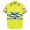 Men's High Visibility Safety Short Sleeve Work Shirt Thumbnail