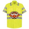 Men's High Visibility Safety Short Sleeve Work Shirt Thumbnail