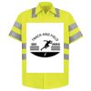 Men's High Visibility Safety Short Sleeve Work Shirt Thumbnail