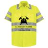 Men's High Visibility Safety Short Sleeve Work Shirt Thumbnail
