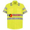 Men's High Visibility Safety Short Sleeve Work Shirt Thumbnail