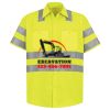 Men's High Visibility Safety Short Sleeve Work Shirt Thumbnail