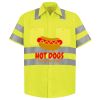 Men's High Visibility Safety Short Sleeve Work Shirt Thumbnail