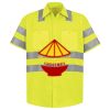 Men's High Visibility Safety Short Sleeve Work Shirt Thumbnail