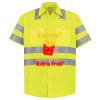 Men's High Visibility Safety Short Sleeve Work Shirt Thumbnail