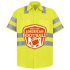 Men's High Visibility Safety Short Sleeve Work Shirt Thumbnail