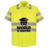 Men's High Visibility Safety Short Sleeve Work Shirt Thumbnail