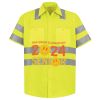 Men's High Visibility Safety Short Sleeve Work Shirt Thumbnail