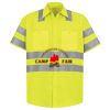 Men's High Visibility Safety Short Sleeve Work Shirt Thumbnail