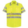 Men's High Visibility Safety Short Sleeve Work Shirt Thumbnail