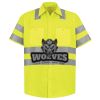 Men's High Visibility Safety Short Sleeve Work Shirt Thumbnail