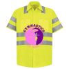 Men's High Visibility Safety Short Sleeve Work Shirt Thumbnail