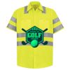 Men's High Visibility Safety Short Sleeve Work Shirt Thumbnail