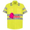 Men's High Visibility Safety Short Sleeve Work Shirt Thumbnail