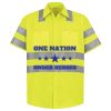 Men's High Visibility Safety Short Sleeve Work Shirt Thumbnail