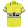 Men's High Visibility Safety Short Sleeve Work Shirt Thumbnail