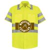 Men's High Visibility Safety Short Sleeve Work Shirt Thumbnail