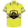 Men's High Visibility Safety Short Sleeve Work Shirt Thumbnail
