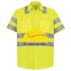 Men's High Visibility Safety Short Sleeve Work Shirt Thumbnail