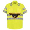 Men's High Visibility Safety Short Sleeve Work Shirt Thumbnail