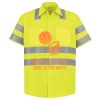 Men's High Visibility Safety Short Sleeve Work Shirt Thumbnail