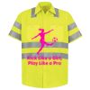 Men's High Visibility Safety Short Sleeve Work Shirt Thumbnail