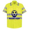 Men's High Visibility Safety Short Sleeve Work Shirt Thumbnail