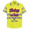 Men's High Visibility Safety Short Sleeve Work Shirt Thumbnail