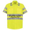 Men's High Visibility Safety Short Sleeve Work Shirt Thumbnail
