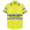 Men's High Visibility Safety Short Sleeve Work Shirt Thumbnail