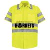 Men's High Visibility Safety Short Sleeve Work Shirt Thumbnail