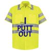 Men's High Visibility Safety Short Sleeve Work Shirt Thumbnail